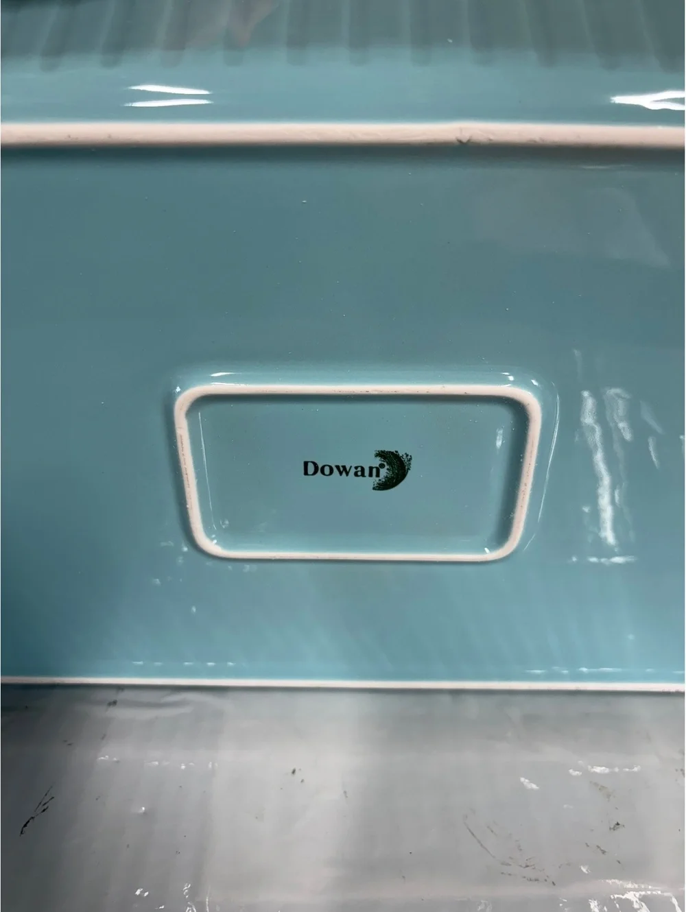 Dowan Blue Ceramic Baking Dish with 4 Ramekins Set